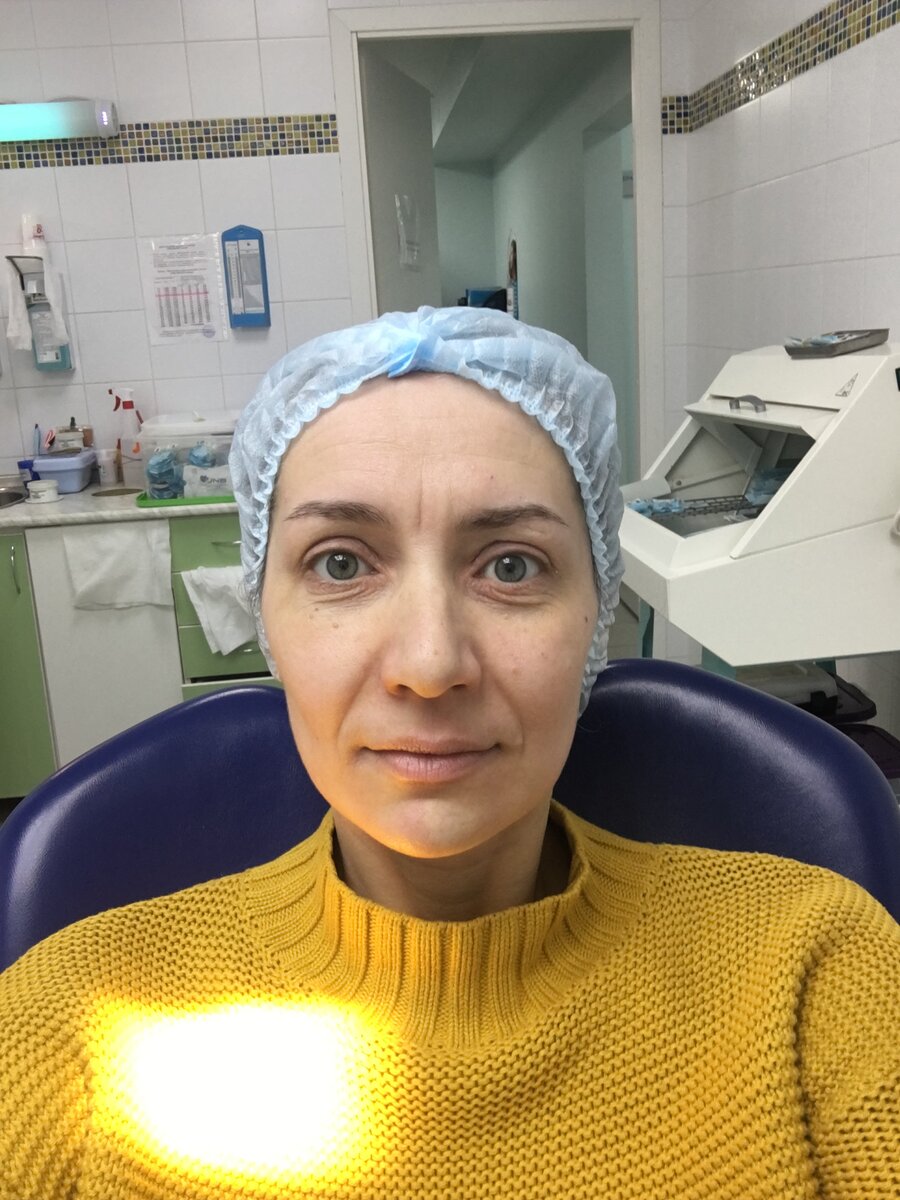 На одном из этапов имплантирования)) 