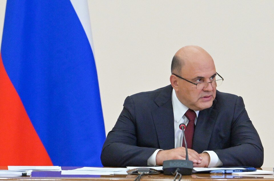     Якутск. Премьер-министр РФ Михаил Мишустин во время совещания по вопросу предотвращения и ликвидации последствий чрезвычайных ситуаций. Фото: Александр Астафьев/POOL/ТАСС