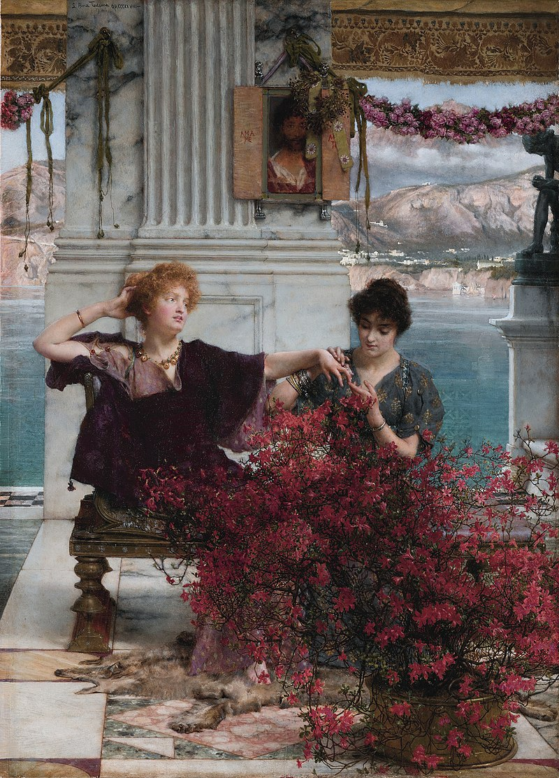 Лоуренс Альма-Тадема, "Обручальное кольцо" (1894) 