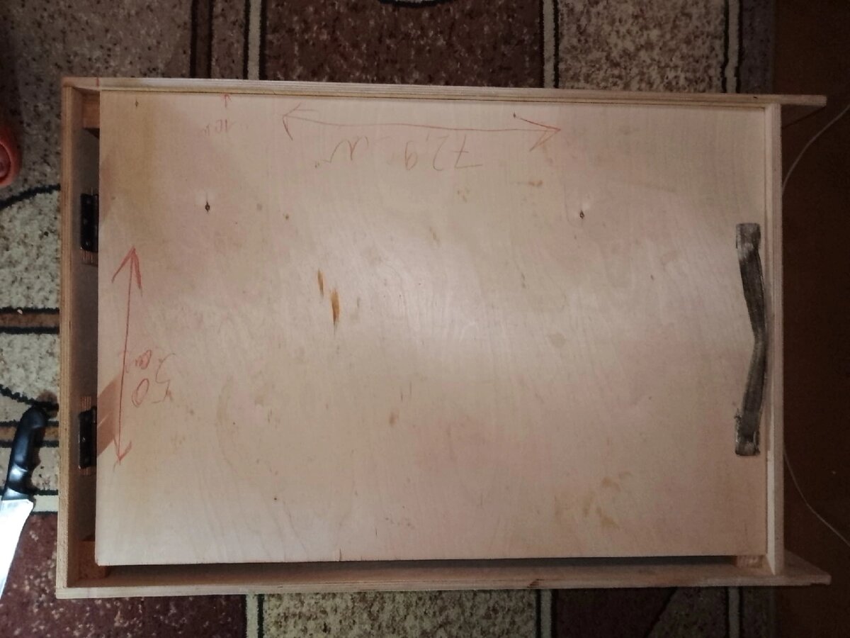 Ящик от кресла ( будущий короб). 