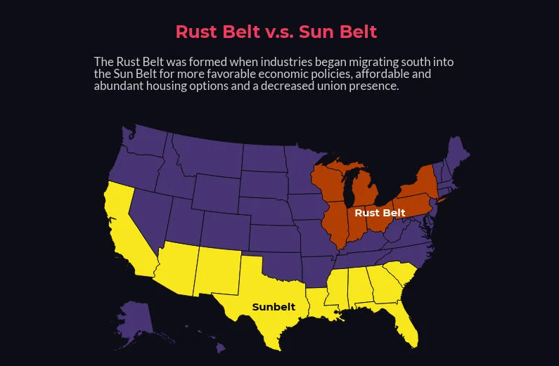 Rust belt. Ржавый пояс США на карте. Железный пояс США. Rust Belt USA. Ржавый пояс Китая.