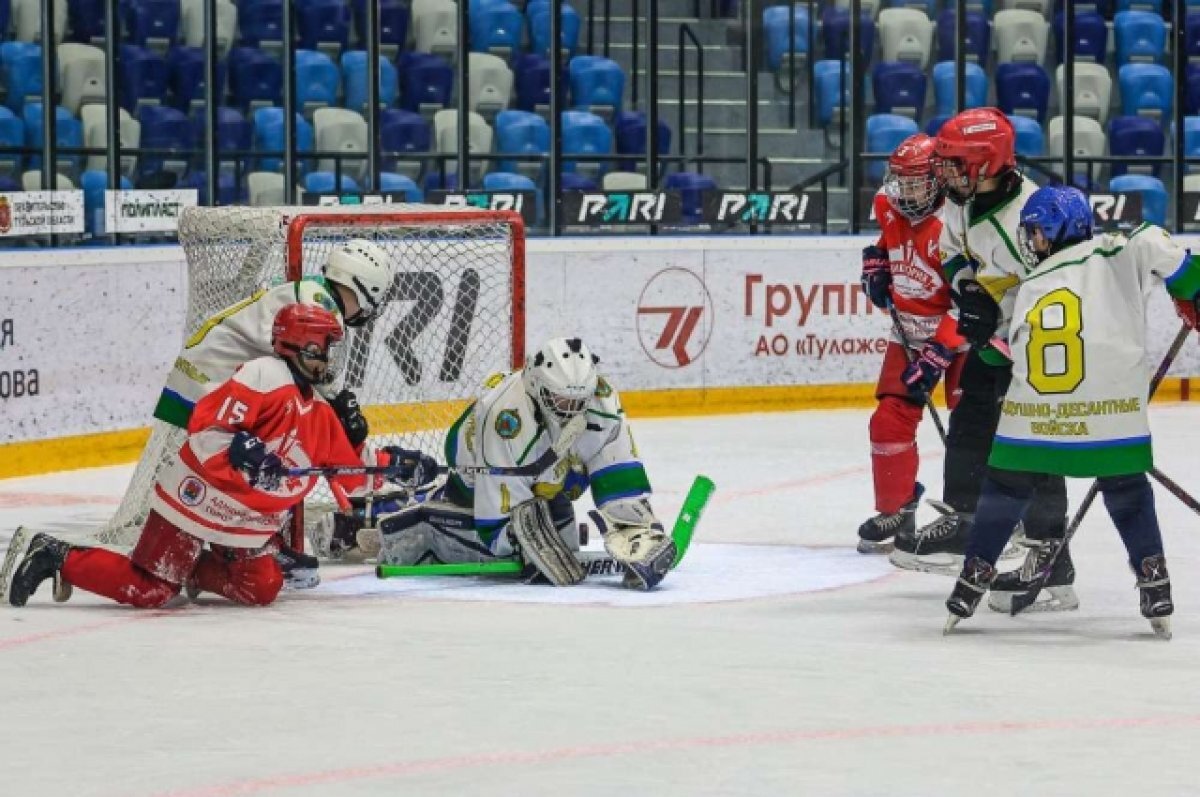    Новомосковские спортсмены победили в региональном Кубке Федерации по хоккею