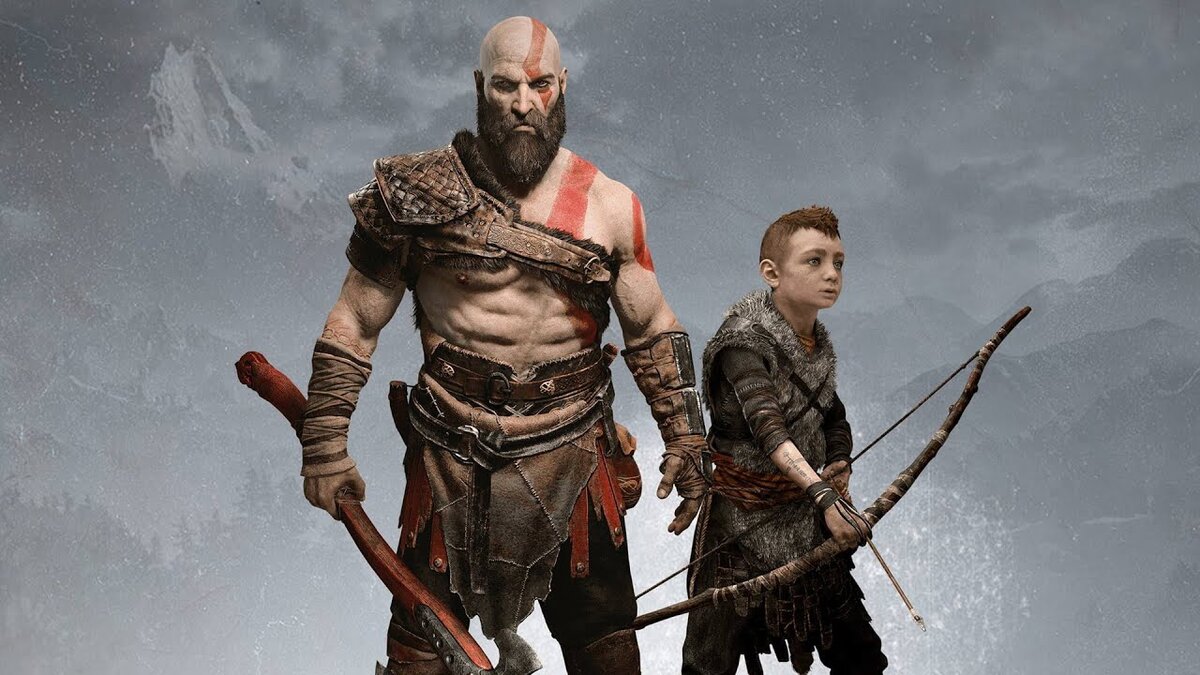 Кратос и Атрей из "God of War-4". Картинка из интернета.