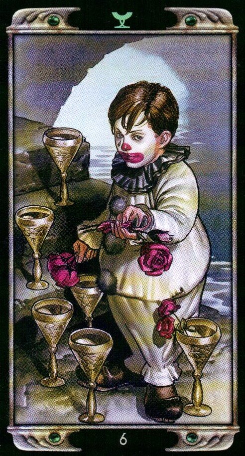 Карты Таро: Шестерка Кубков (Six of Cups)