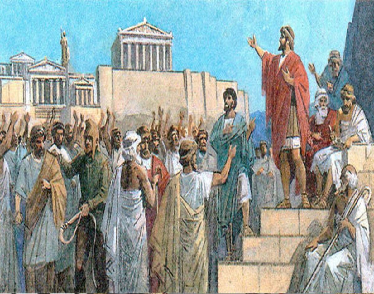 Совет пятисот это. Афинская демократия древней Греции. Народное собрание в Афинах Перикл. Перикл и Афинская демократия. Перикл древняя Греция.