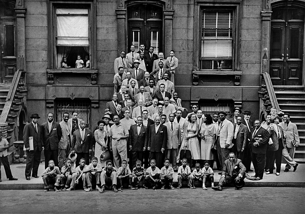 Great Day in Harlem (photo © Art Kane, 1958)