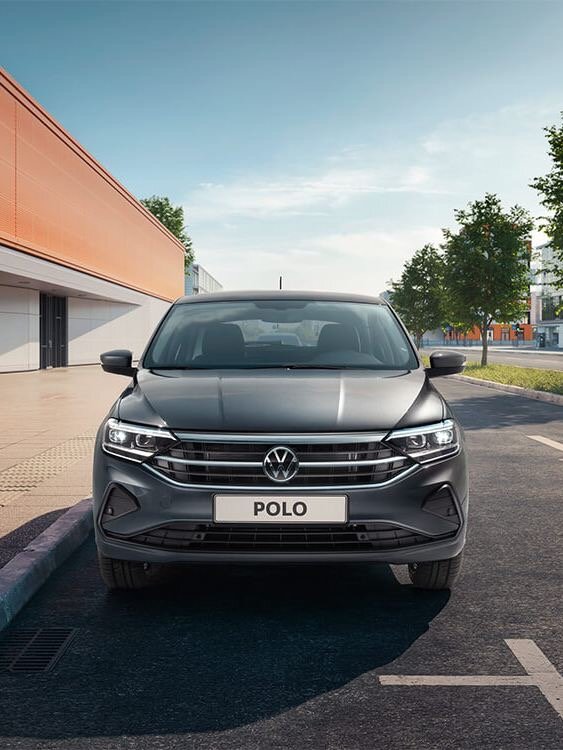 Новый Volkswagen Polo 2020 вид спереди 