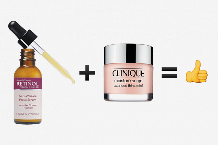 Антивозрастная сыворотка Retinol и увлажняющий гель Clinique Moisture Surge