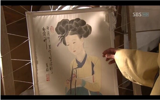 Кадр из сериала "Рисующий ветер", 2008 г. 