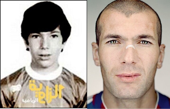 Зидан в детстве