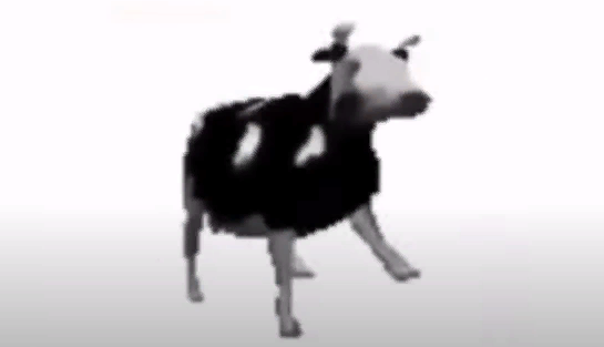 Видео с танцующей коровой под польскую песенку. Что же в нём не так ?