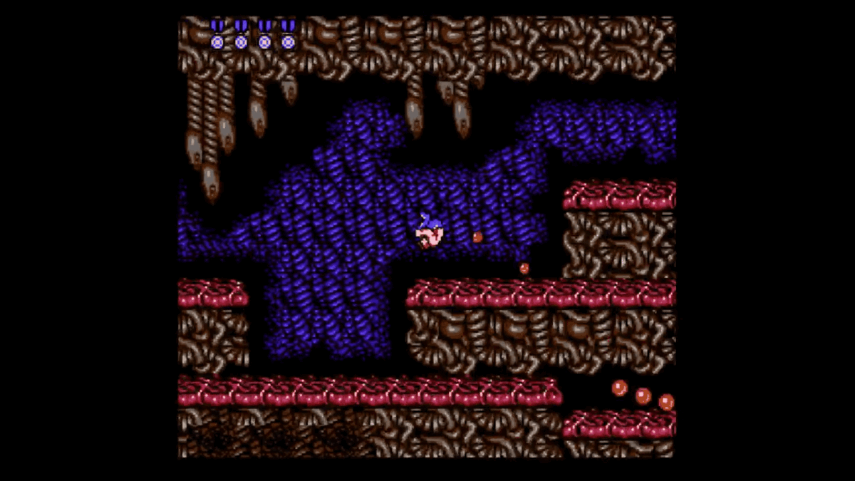 Кадр из игры Contra 