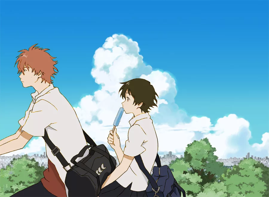 Toki wo Kakeru Shoujo («девочка, покорившая время»), 2006. The girl who Leapt through time аниме. Макото конно. Девочка покорившая время Чаки и Макото.