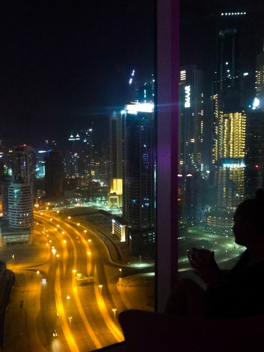 Вид из отеля Radisson hotel Dubai 4*