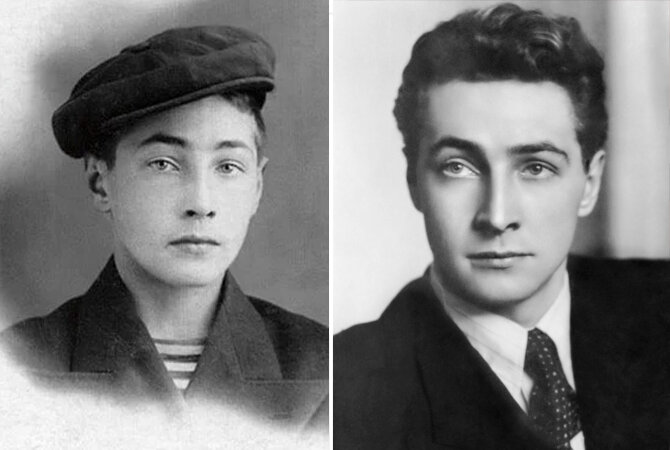 Вячеслав Тихонов в юности и молодости