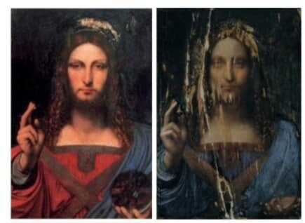 "Спаситель мира" до реставрации