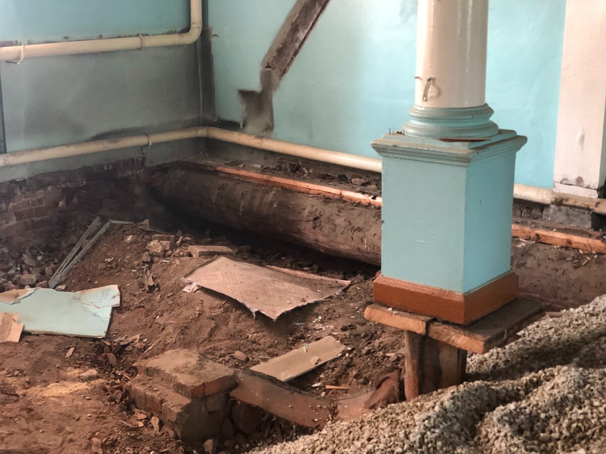 Май 2019 года. Начало ремонта.