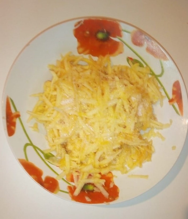 яблоки с сахаром