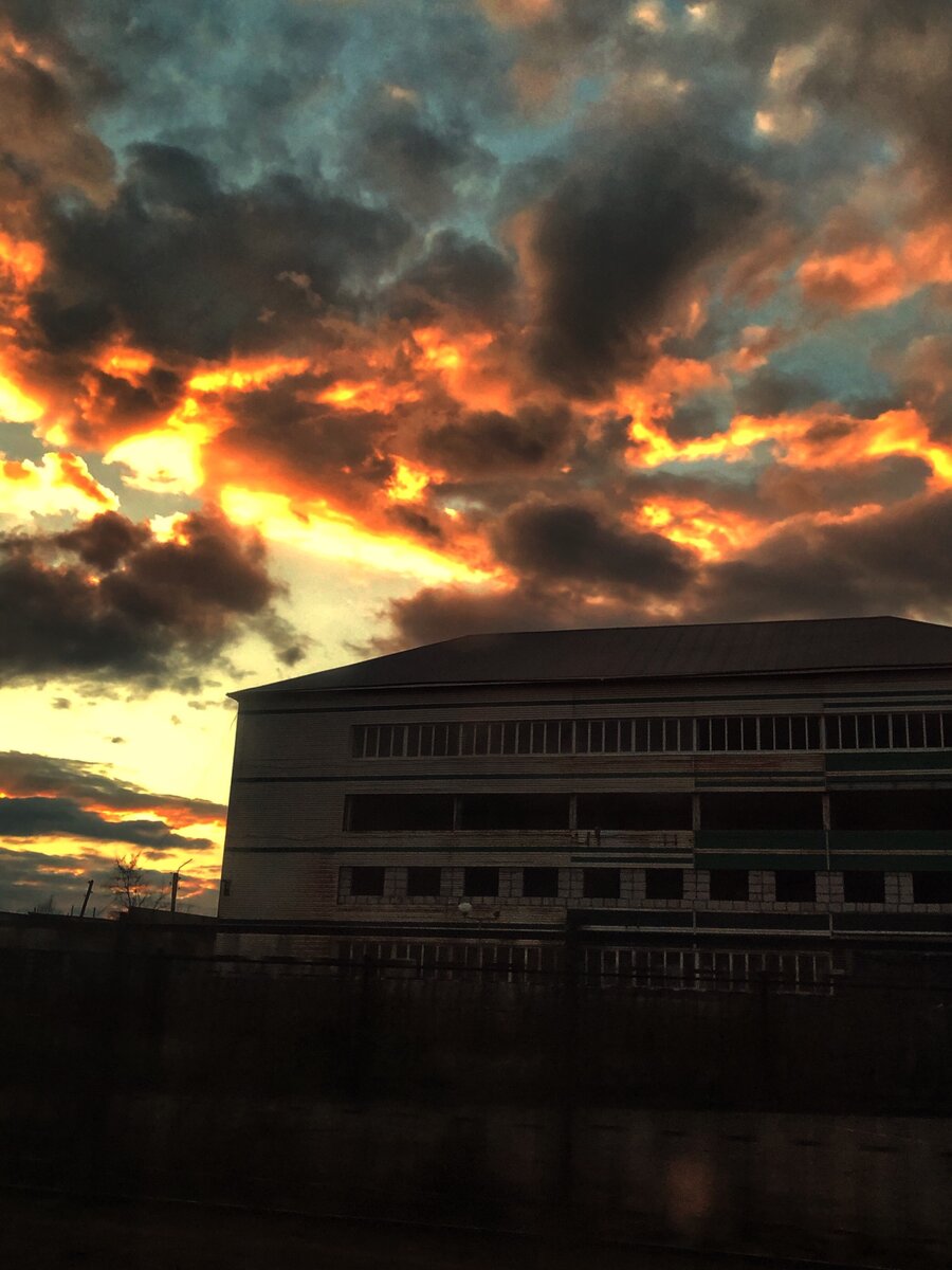 Закаты в нашем маленьком городе Туймазы