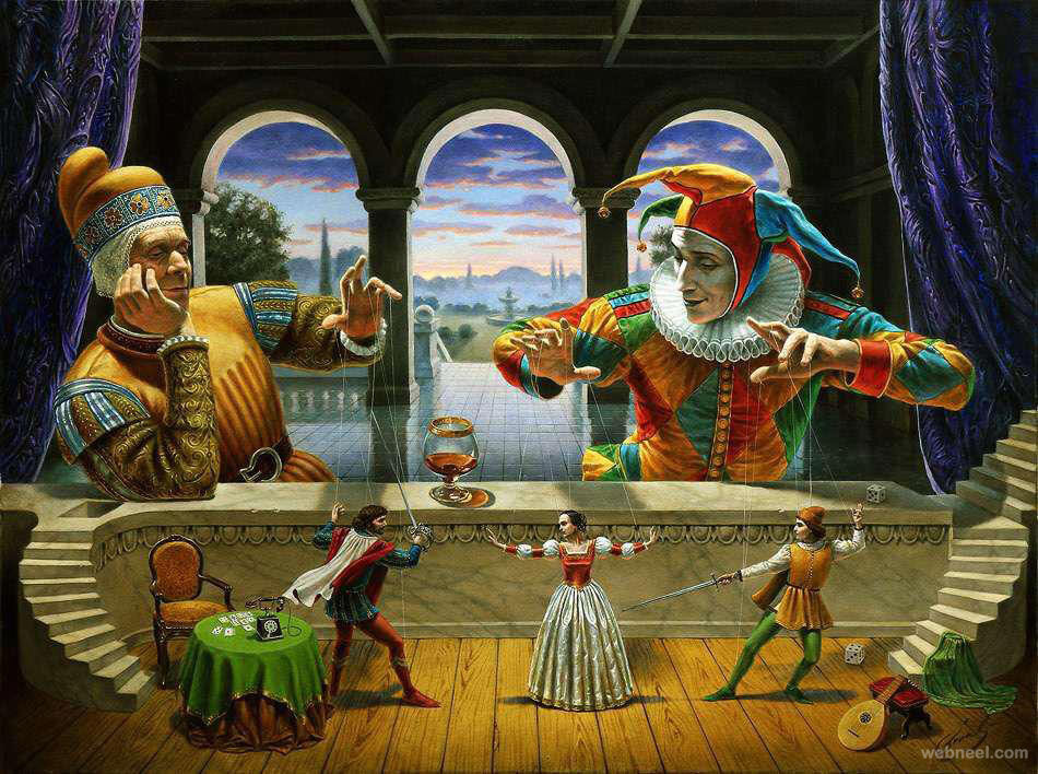 Картина Михаила Хохлачева (Michael Cheval)