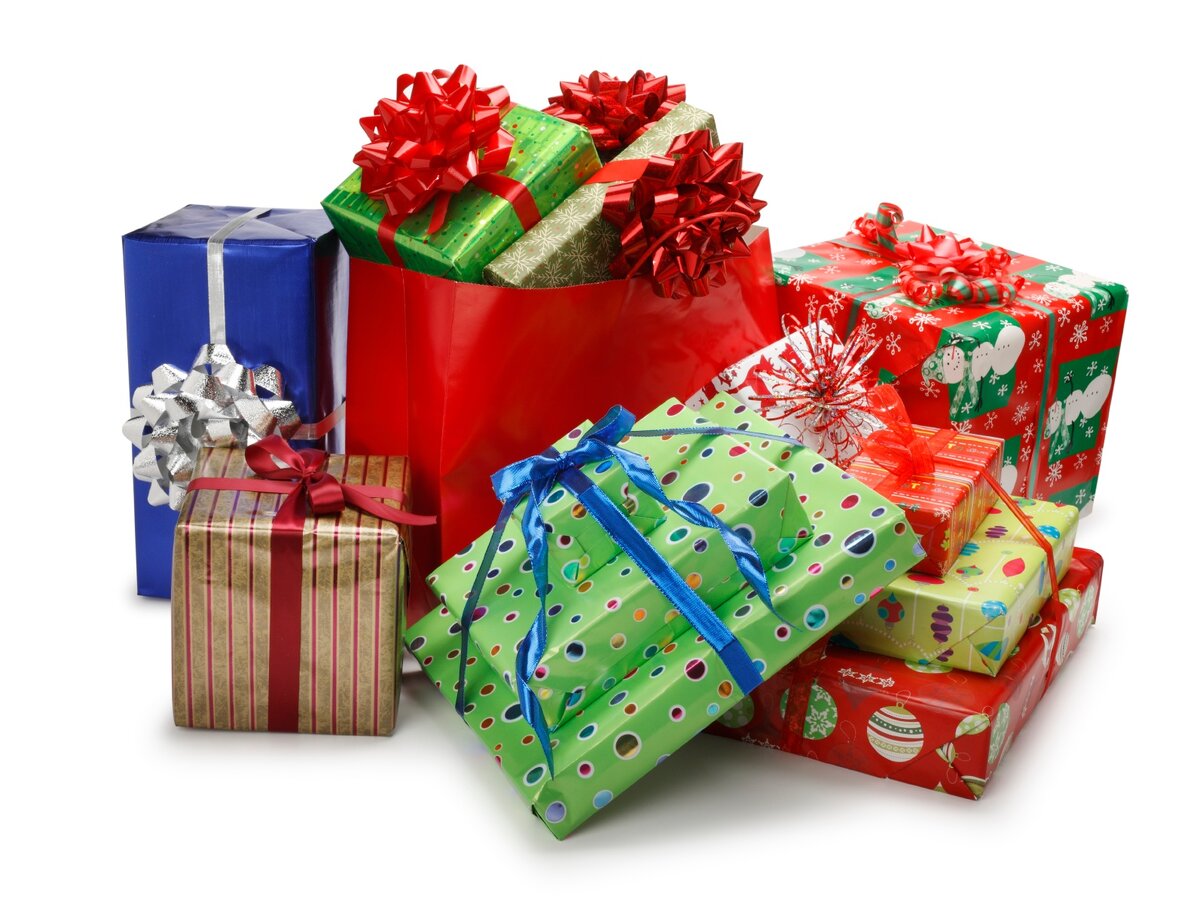 Подарки. Новогодние подарки. Коробки для подарков. Праздничные коробки для подарков. Набор подарочной бумаги