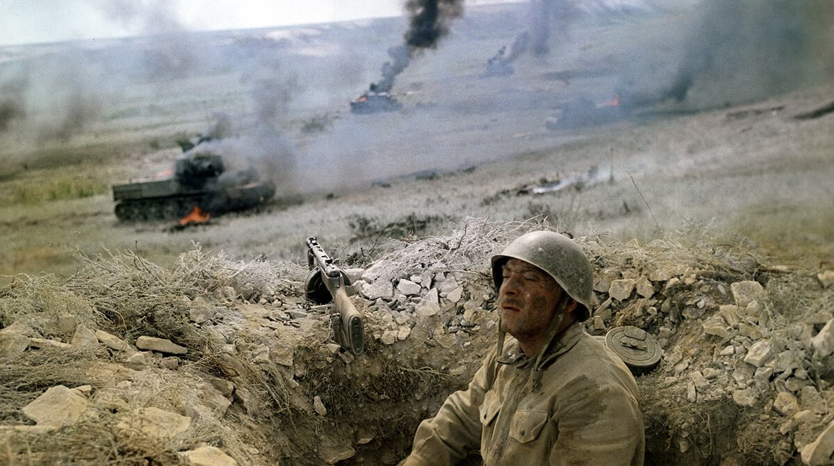 Кадр из фильма "Они сражались за Родину"