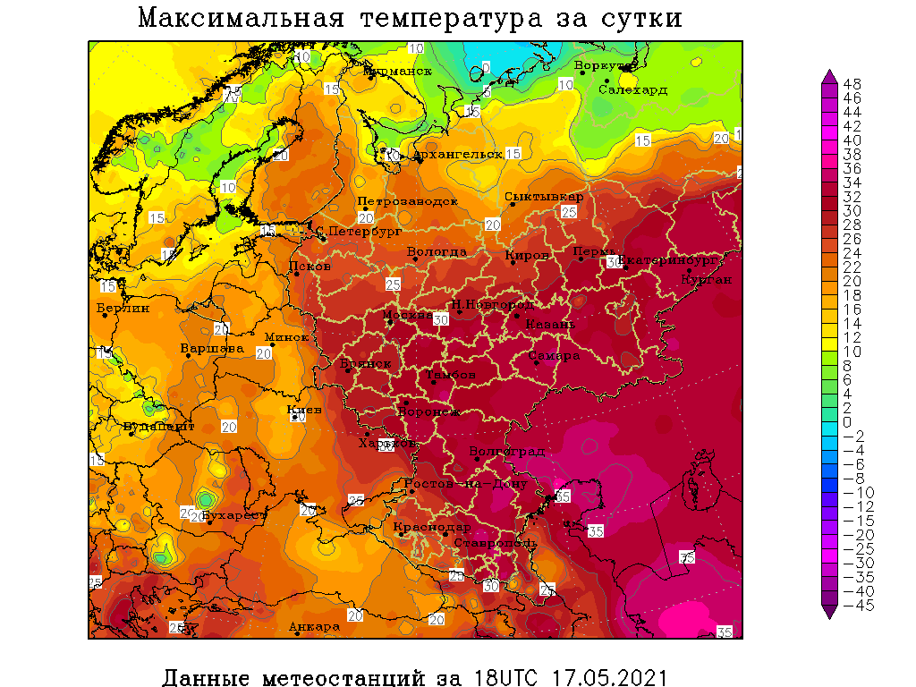 Метеовеб ру интерактивная карта