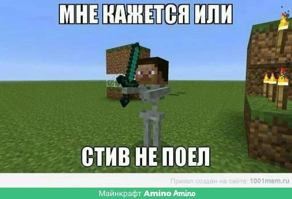 Мемы по Minecraft (очень много) HELPY4 Дзен