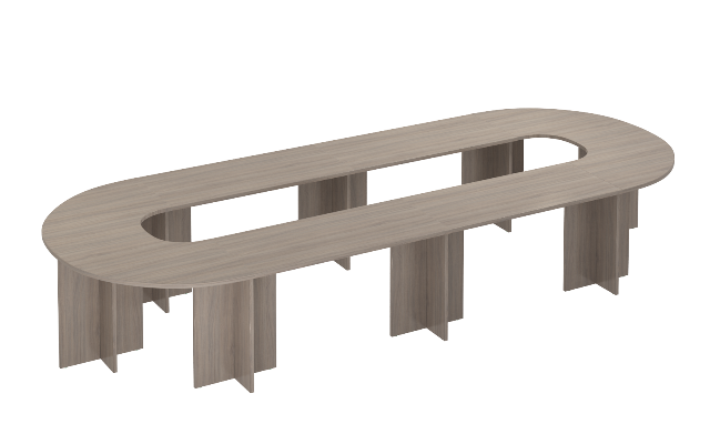 СВ100 Стол для заседаний 4500х1800х745 (СВ28х4+СВ29х8+СВ39х2)