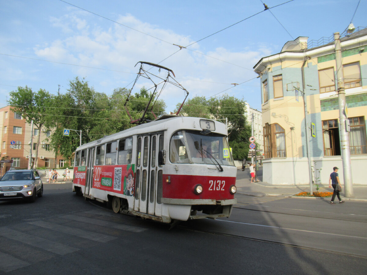 В Самаре до сих пор работает много чешских вагонов "Татра" Т-3, возраст которых перевалил за три десятка лет