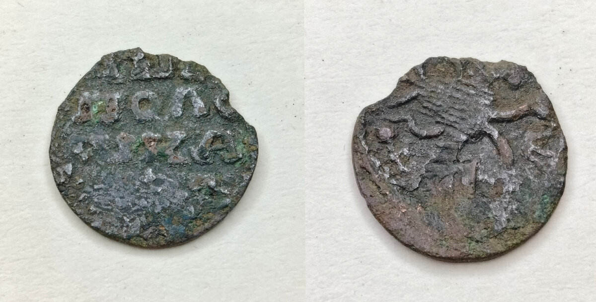 Орел несколько перевернут