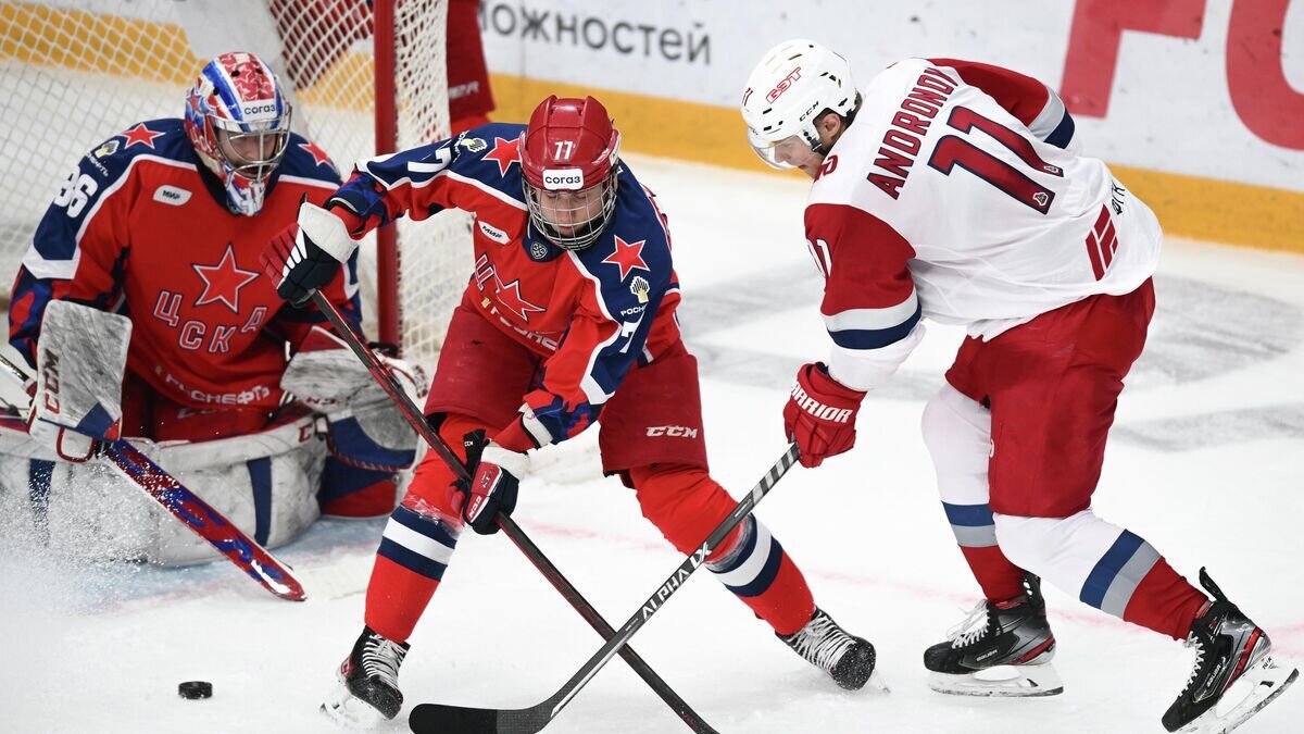    Хоккей. КХЛ. Матч ЦСКА - "Локомотив"© РИА Новости / Владимир Астапкович