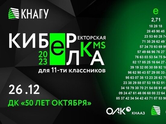    КнАГУ приглашает одиннадцатиклассников на «Кибер-елку». ФОТО: администрация Комсомольска