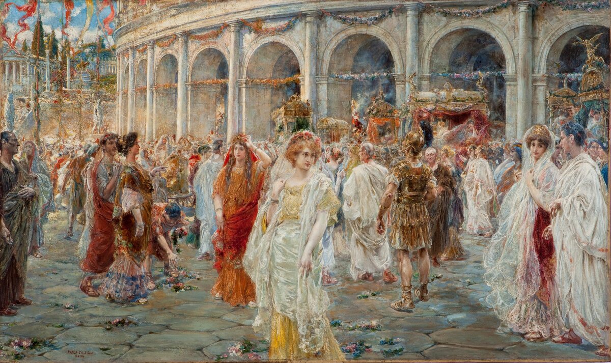    Пабло Салинас - Римские фестивали Колизея, 1900 годWikimedia Commons