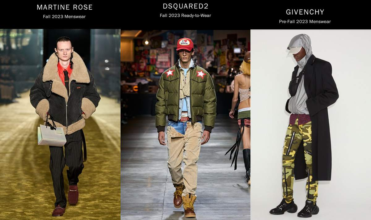 Фото из VOGUE RUNWAY, коллаж автора