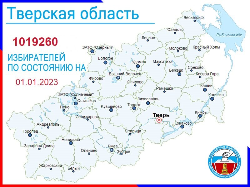 Численность тверской области 2023