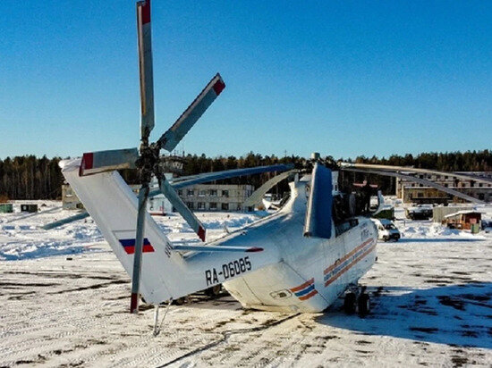     Ми-26Т. Фото: страница начальника аэродрома Быньги Александра Новоселова / vk.com
