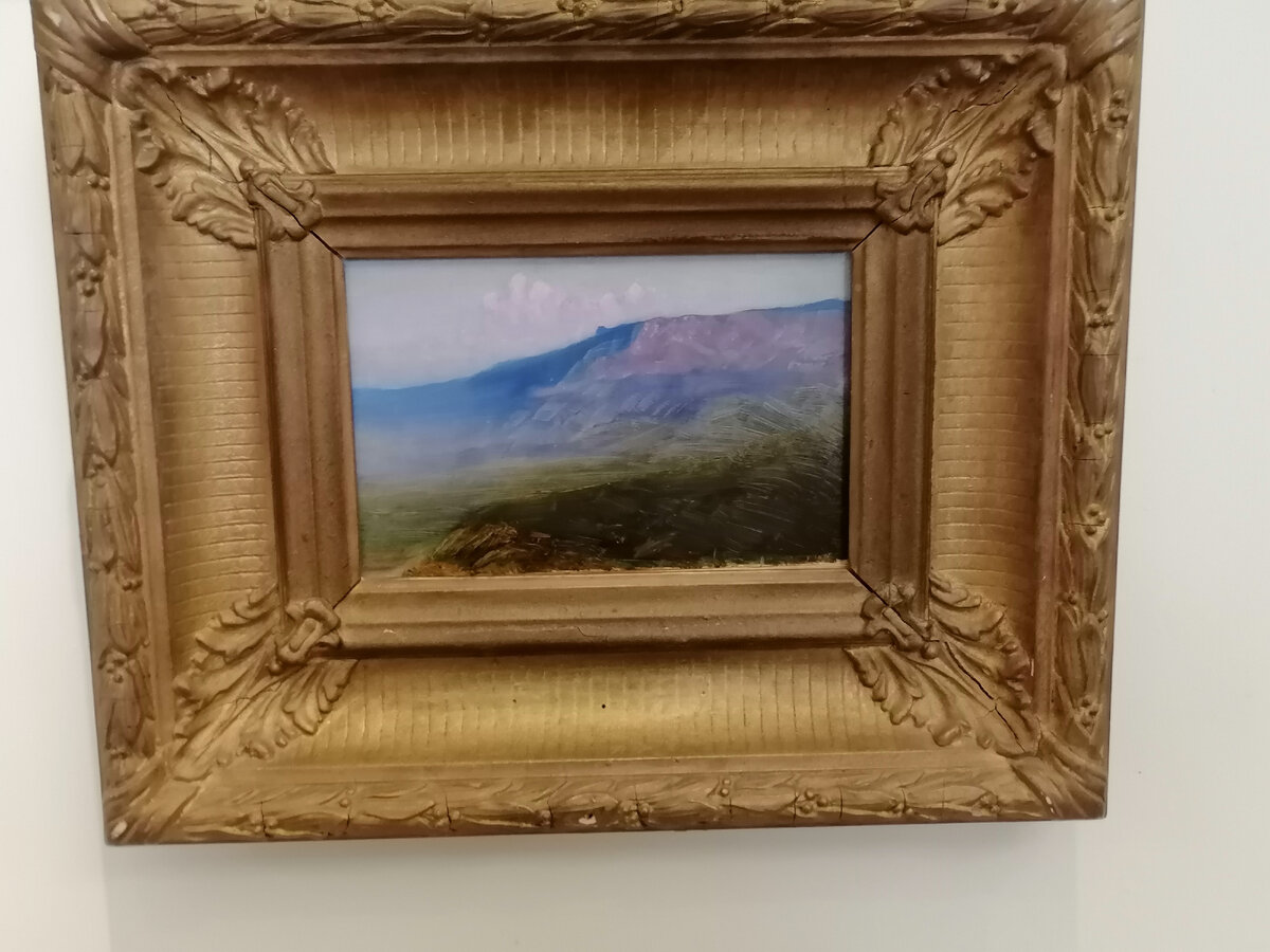 "Розовое облако", этюд, 1890-е г.г., А.И.Куинджи (1842-1910).