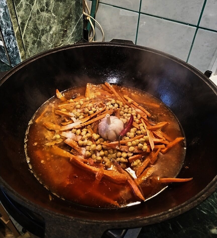 Процесс готовки