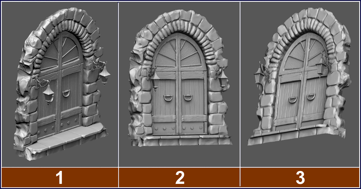 Выберите дверь