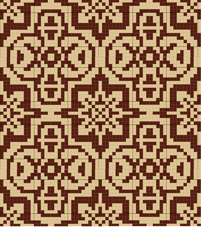 схема монохромного рисунка.