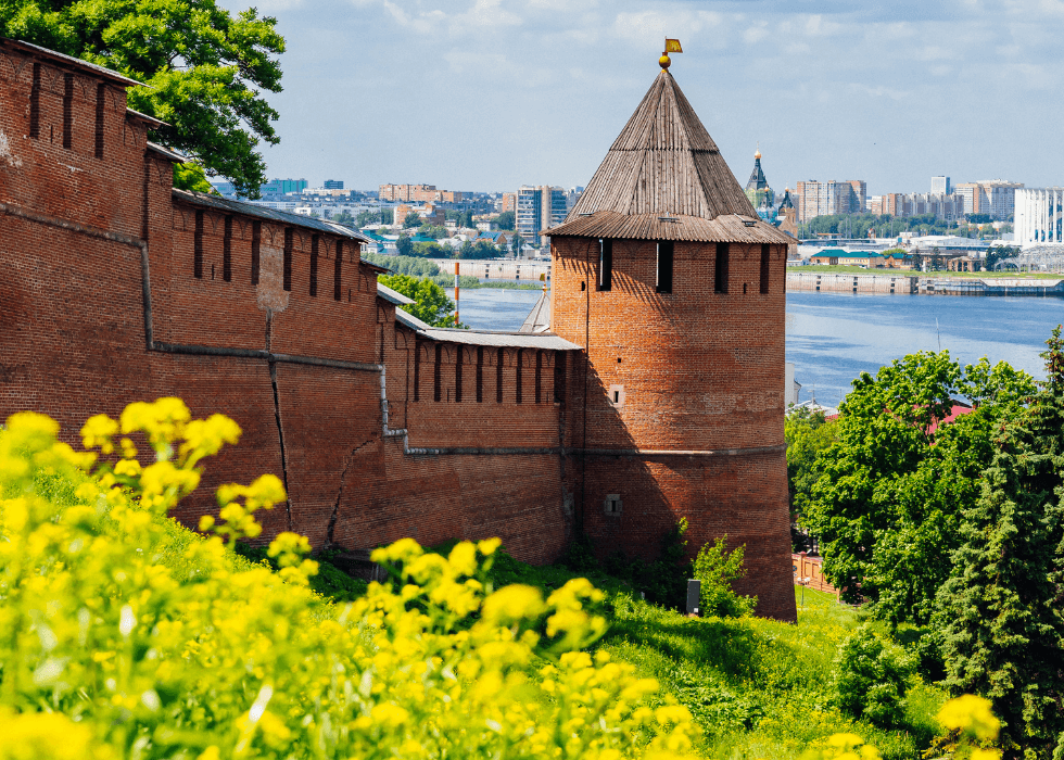 Дмитриевская башня нижегородского кремля рисунок