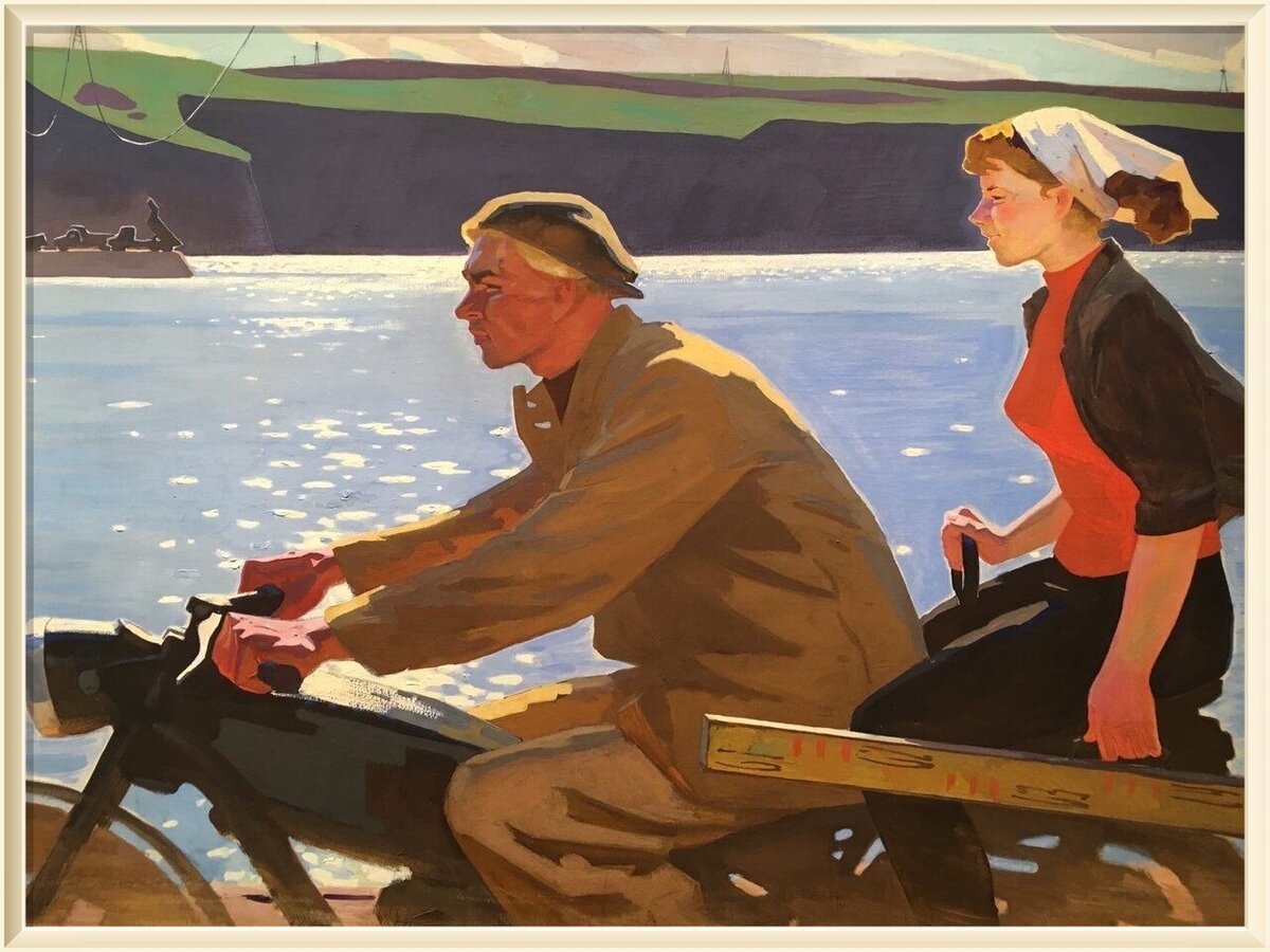 © Ви́ктор Ефи́мович Попко́в / Victor  Popkov  (1932 - 1974)  На работу ( Фрагмент картины )


 

