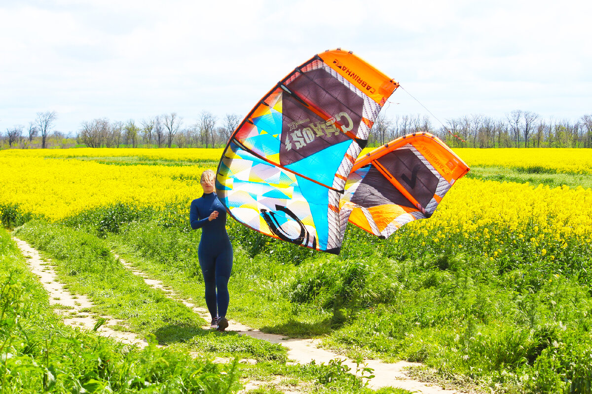 Майские праздники 2022, Начало кайт сезона в Благовещенской, рапсовые поля