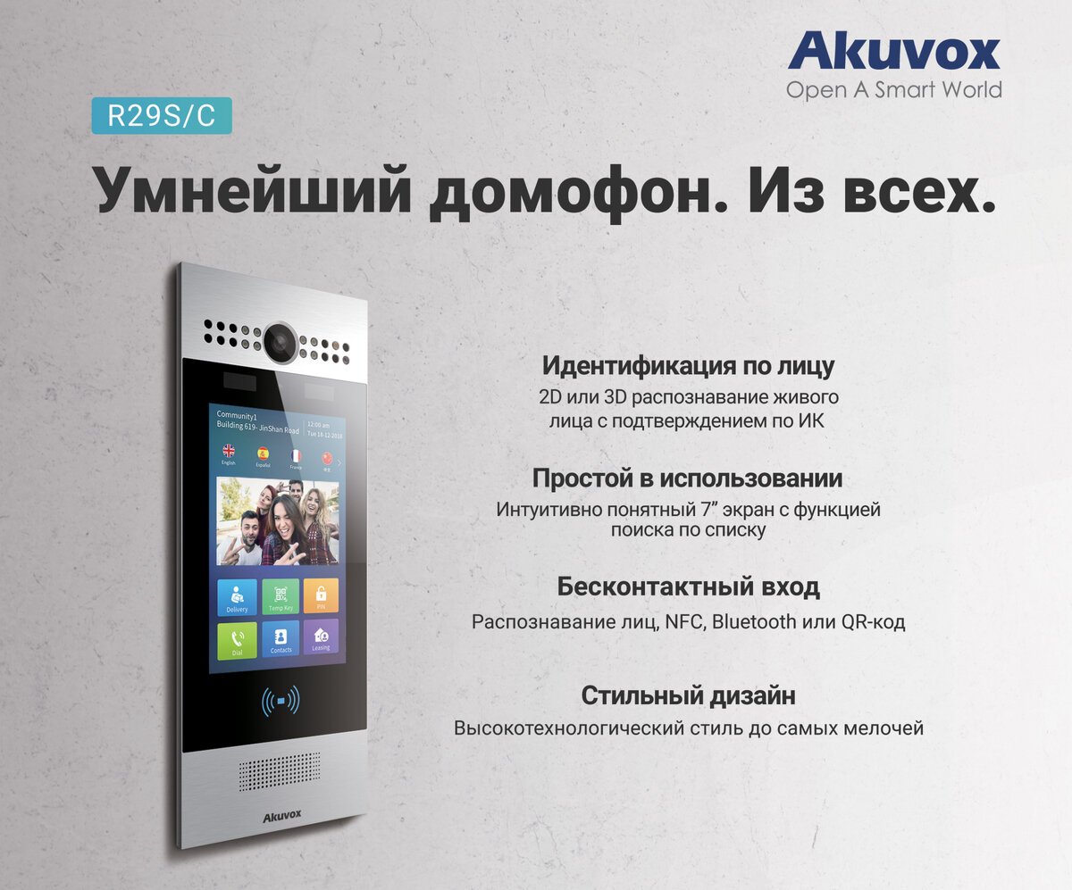 Основные преимущества домофона