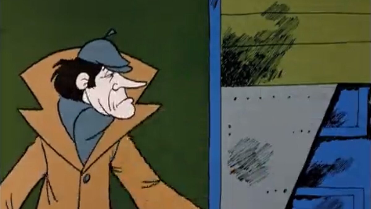 Курочкин. Кадр из м/ф "Приключения Васи Куролесова"