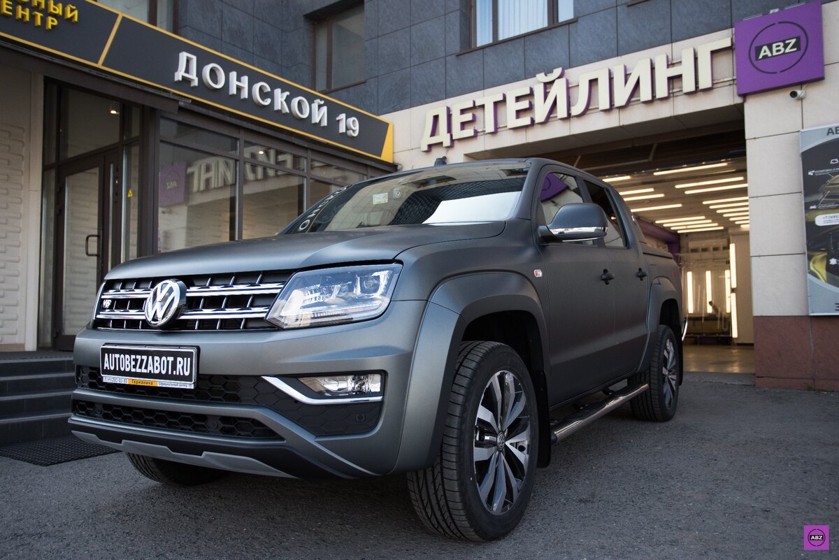 Нужна ли таким авто как Volkswagen Amarok матовая антигравийная пленка |  ABZ Детейлинг | Дзен