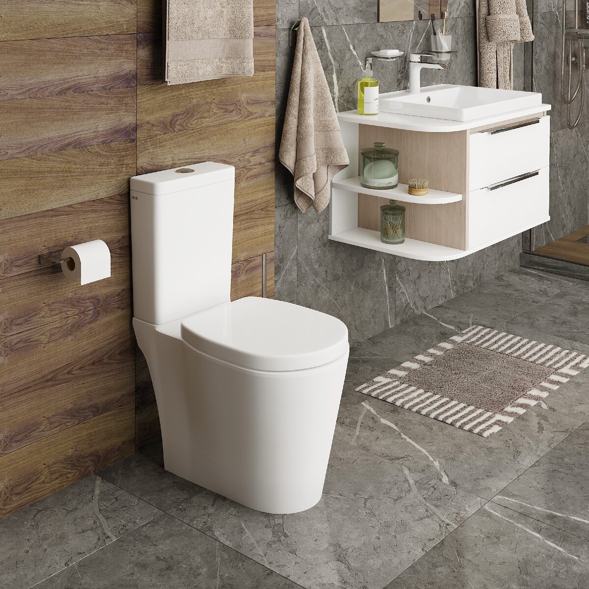 Унитаз-компакт Calipso Rimless