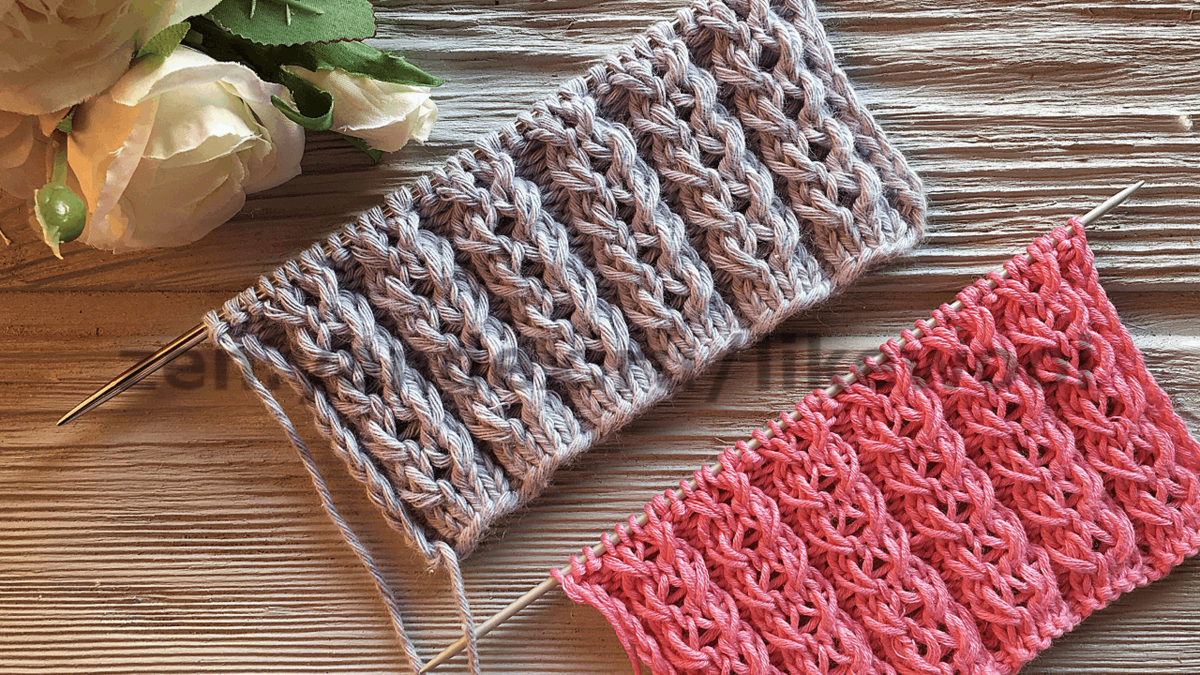 Узор с лицевой стороны!