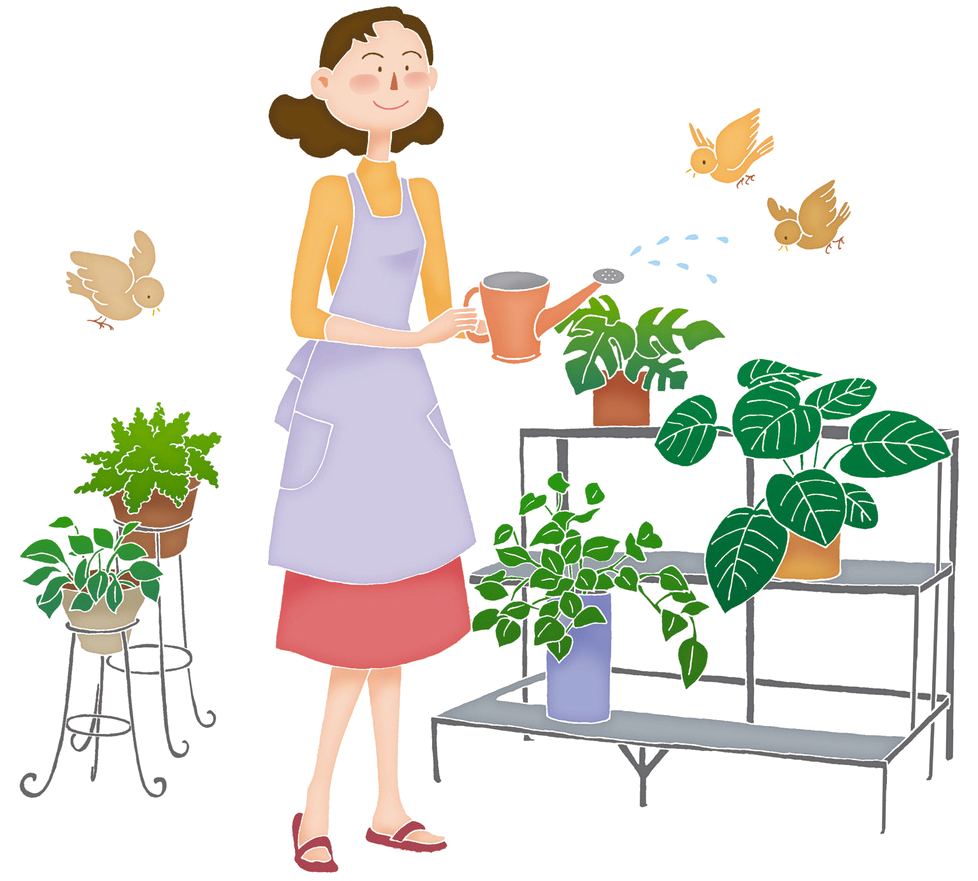 раскраска полив комнатных растений. девочка поливает комнатные растения. нарисовать девочку поливающую цветы. рисунок человек поливает цветы. человек поливает цветы вектор.